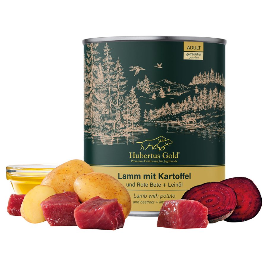Hubertus Gold Lam met Aardappel & Rode Biet - 6 x 800g