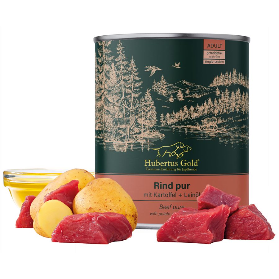 Hubertus Gold Puur Rund met Aardappel - 6 x 800g