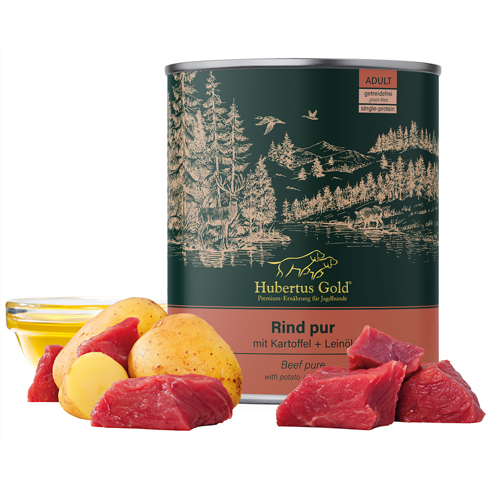 Hubertus Gold Puur Rund met Aardappel - 6 x 800g