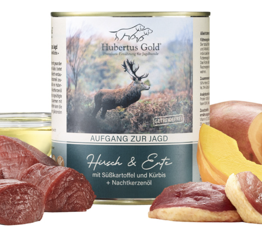 Hubertus Gold Seizoensmenu 'Aufgang zur Jagd' (hert met eend)
