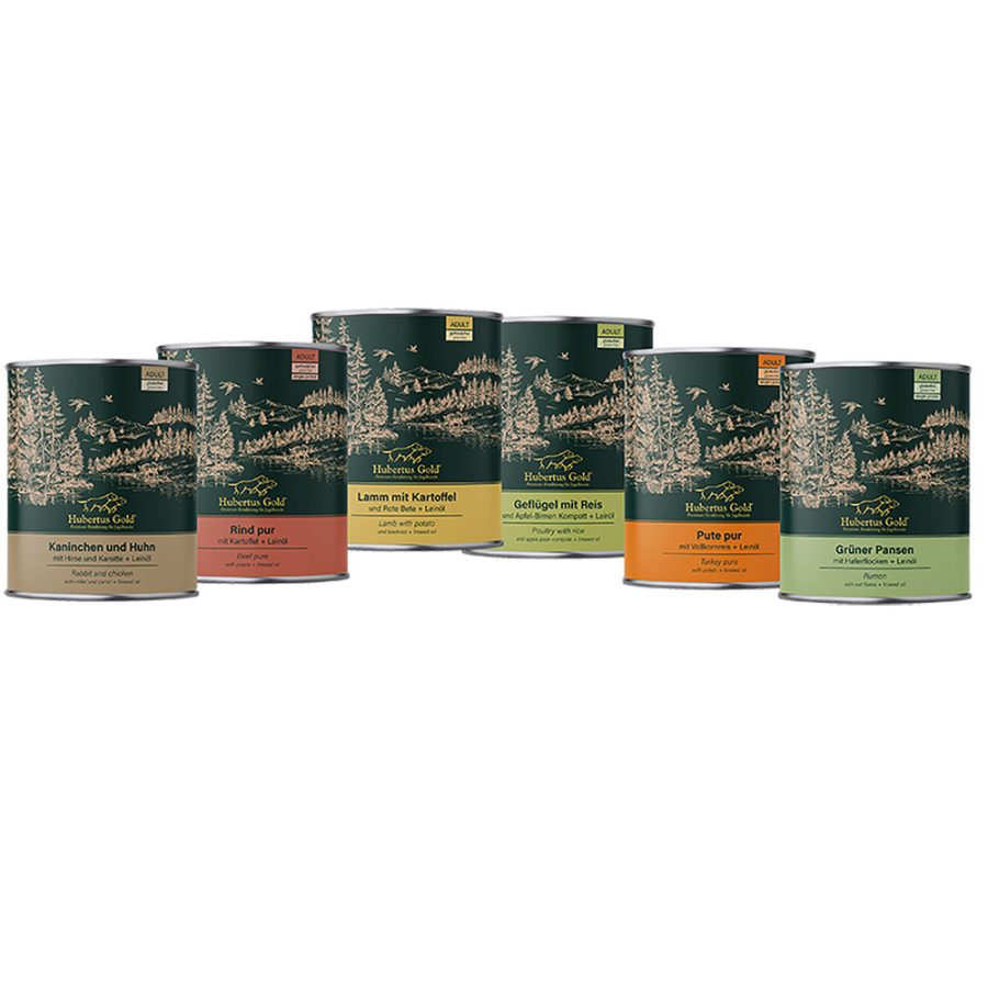Hubertus Gold Natvoeding Menu-Mix 5 Smaken